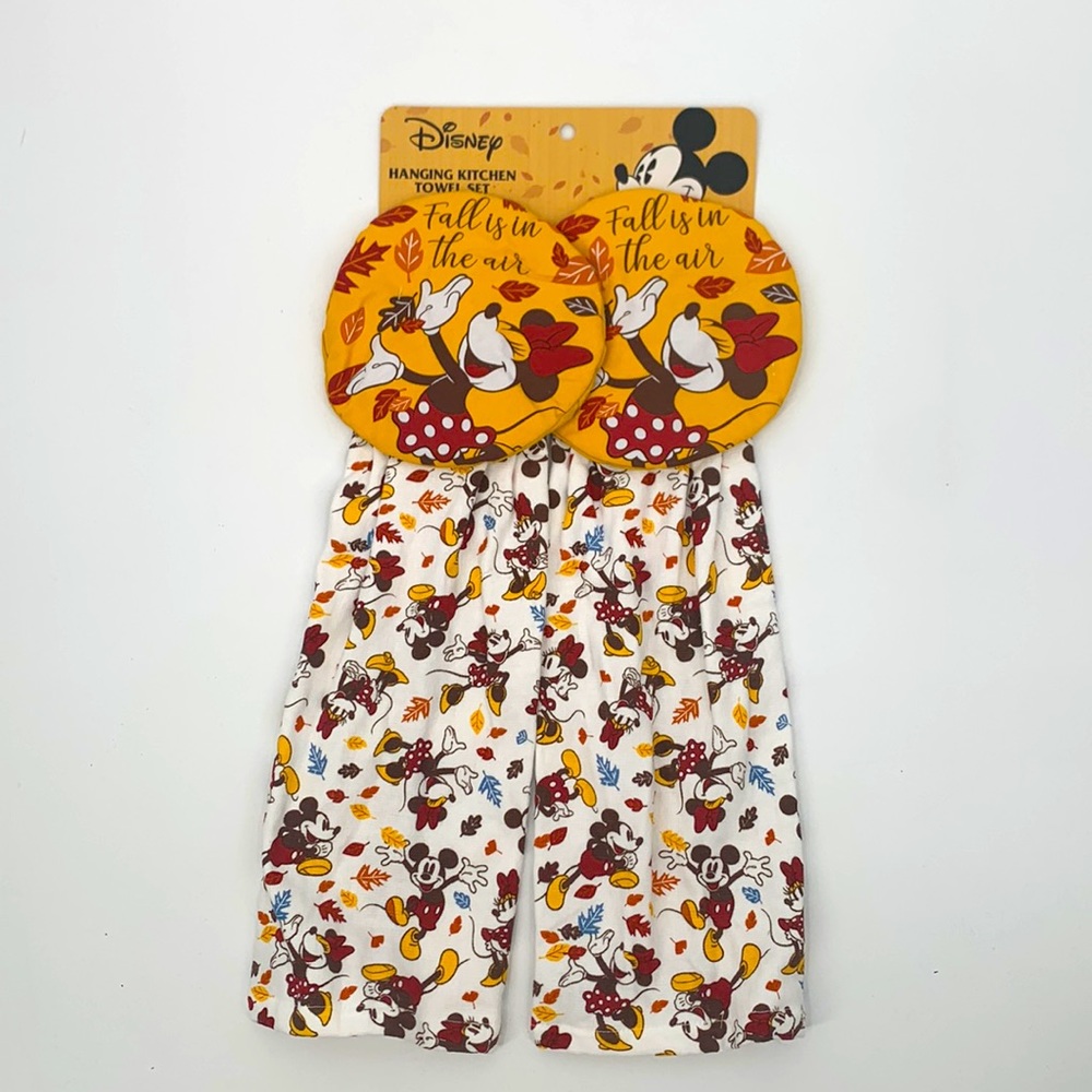 NWT Disney Fall Minnie Mouse Kitchen Towel set